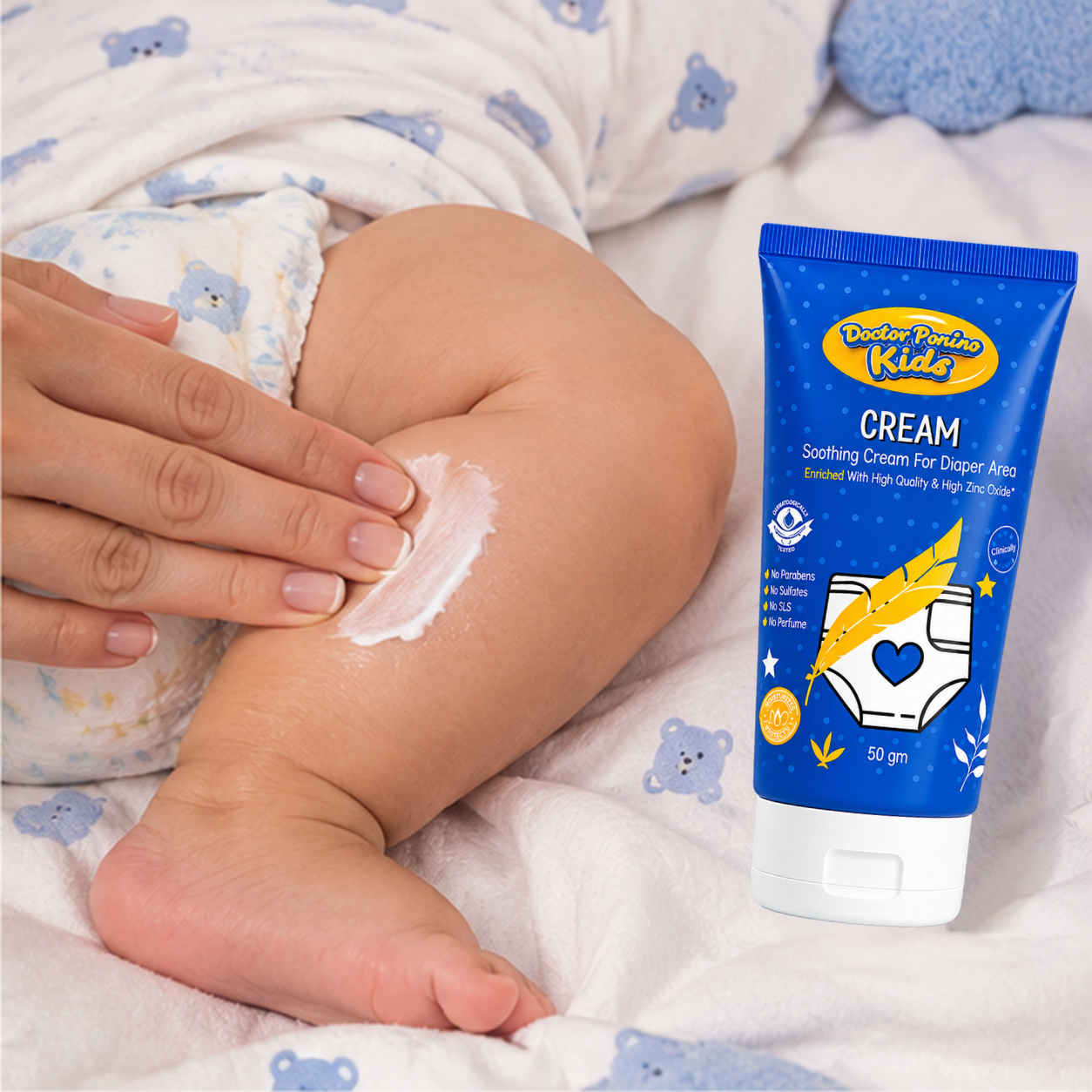 Doctor Ponino Kids Diaper Area Soothing Cream