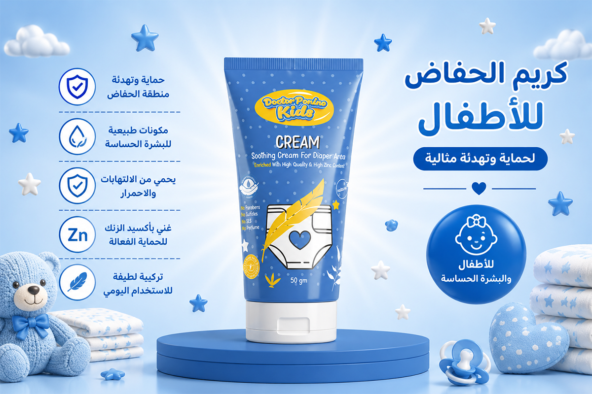 Diaper Area Soothing Cream - 60gm From Doctor Ponino Kids